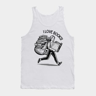 I Love Books! Tank Top